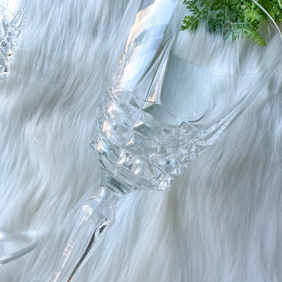 Vintage Cristal d'Arques Durand Chateaudun Fine French Wine Crystal Cut Glass - Picture 6 of 6